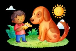Full page scene illustration