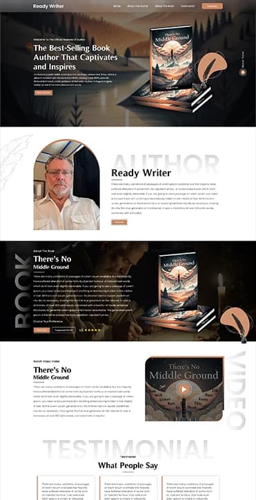 Author Website Design 5