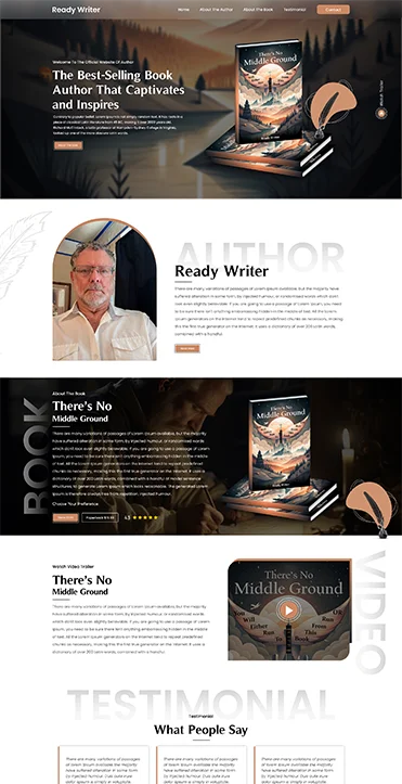 Author Website Design 5